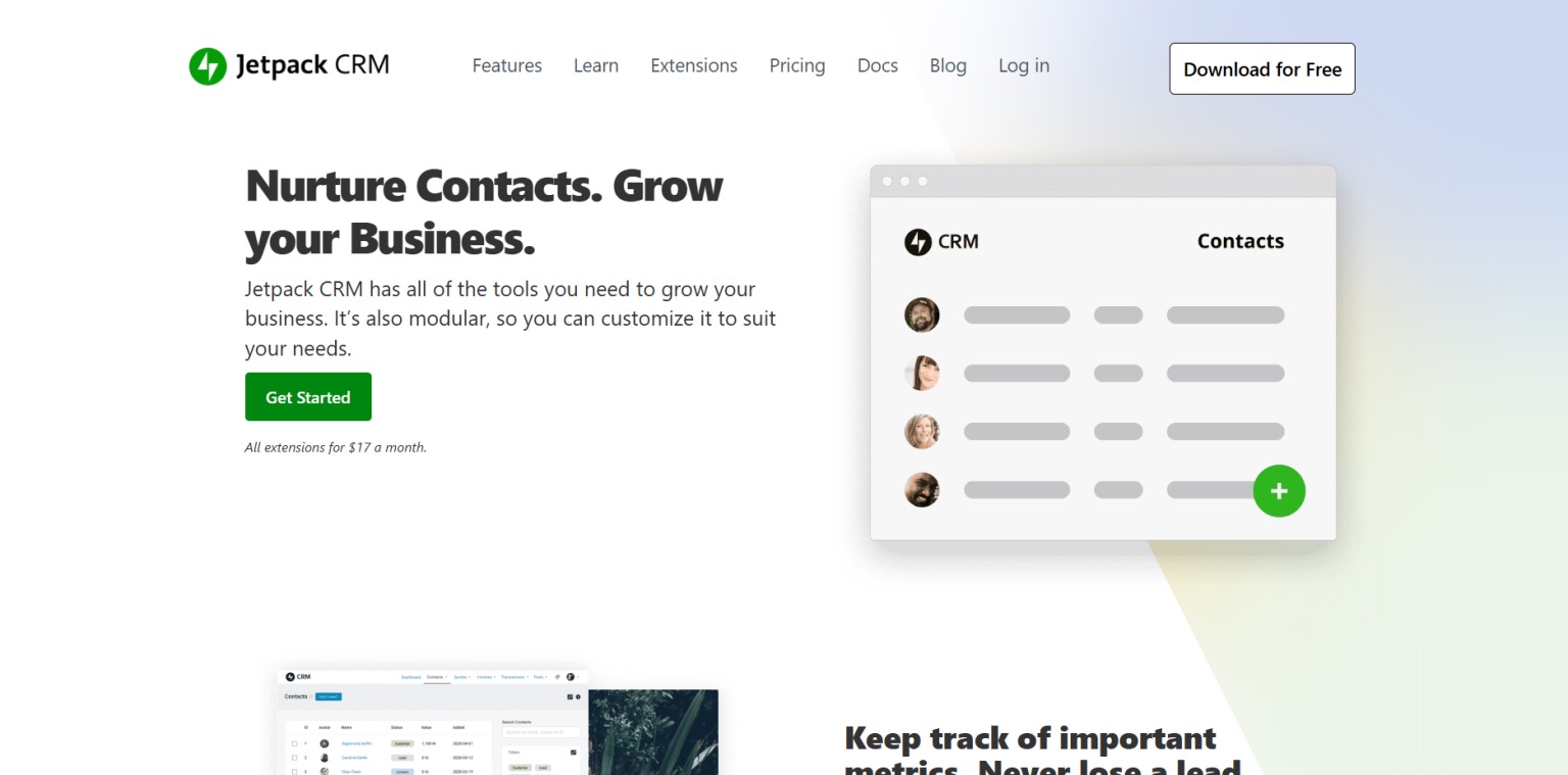 JetpackCRM популярный