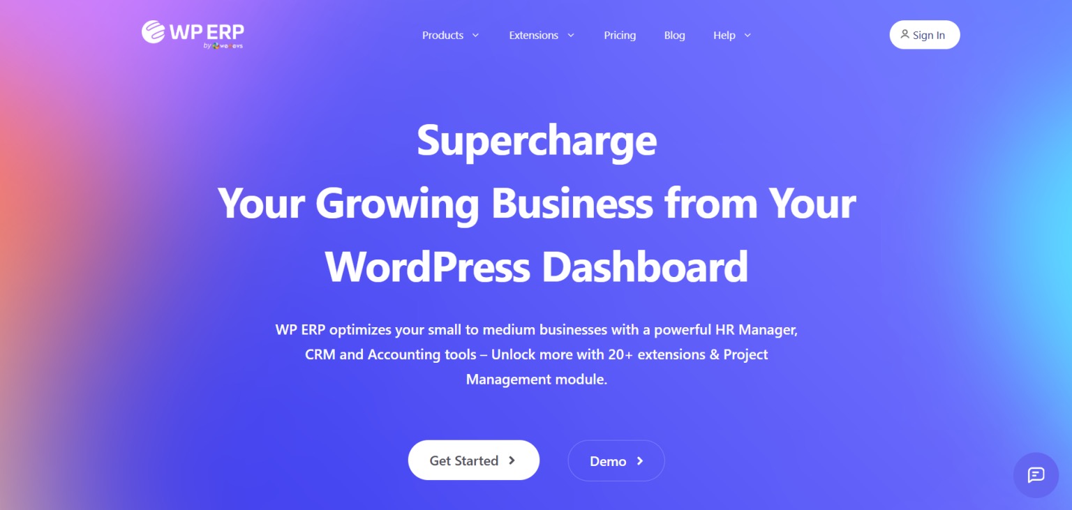 WP ERP современный